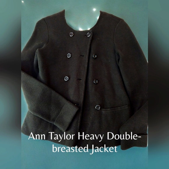 Warm Ann Taylor Women's Double Breasted Blazer Jacket, Small - Picture 1 of 3